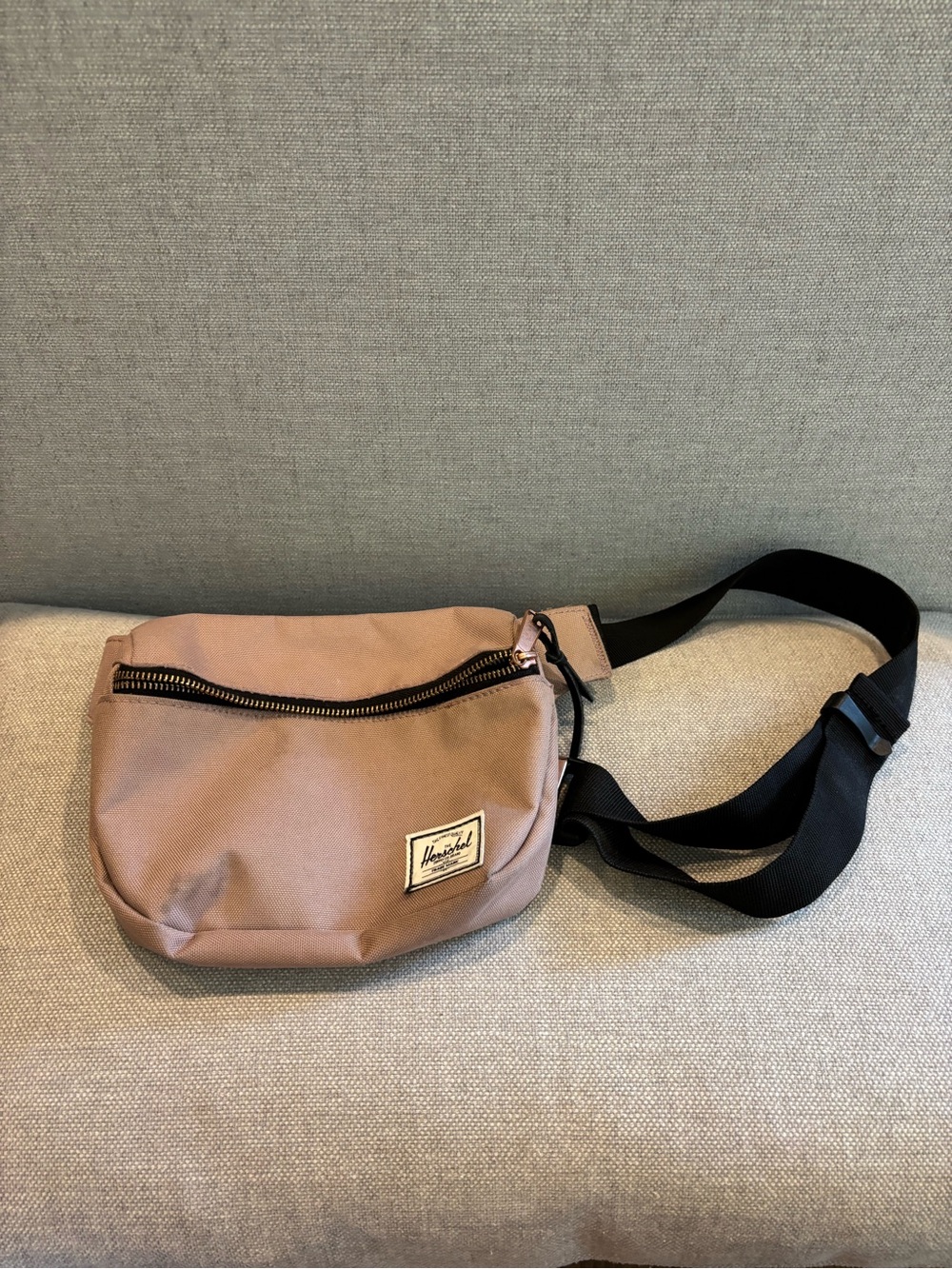 Herschel Supply Company Dusty Rose Hip Pack with Black Strap